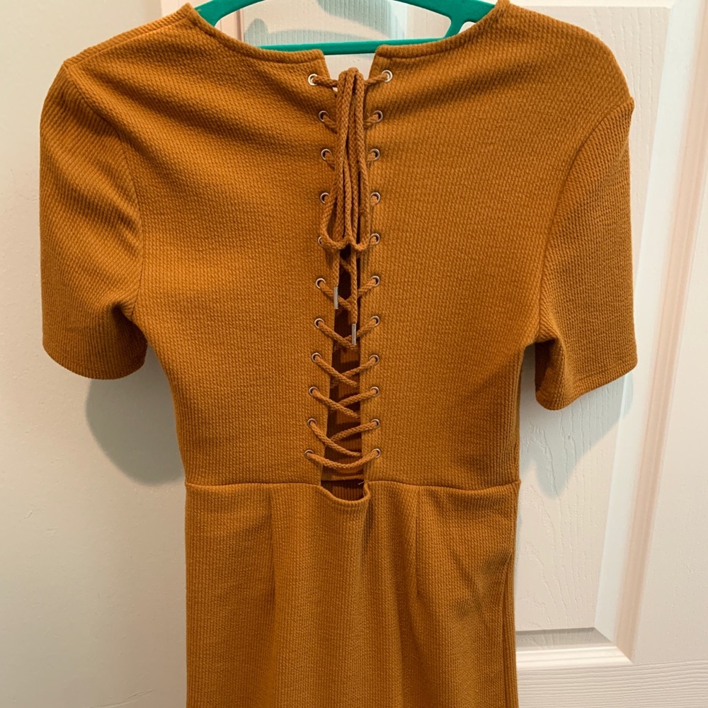 Stretchy Knit Mini Dress